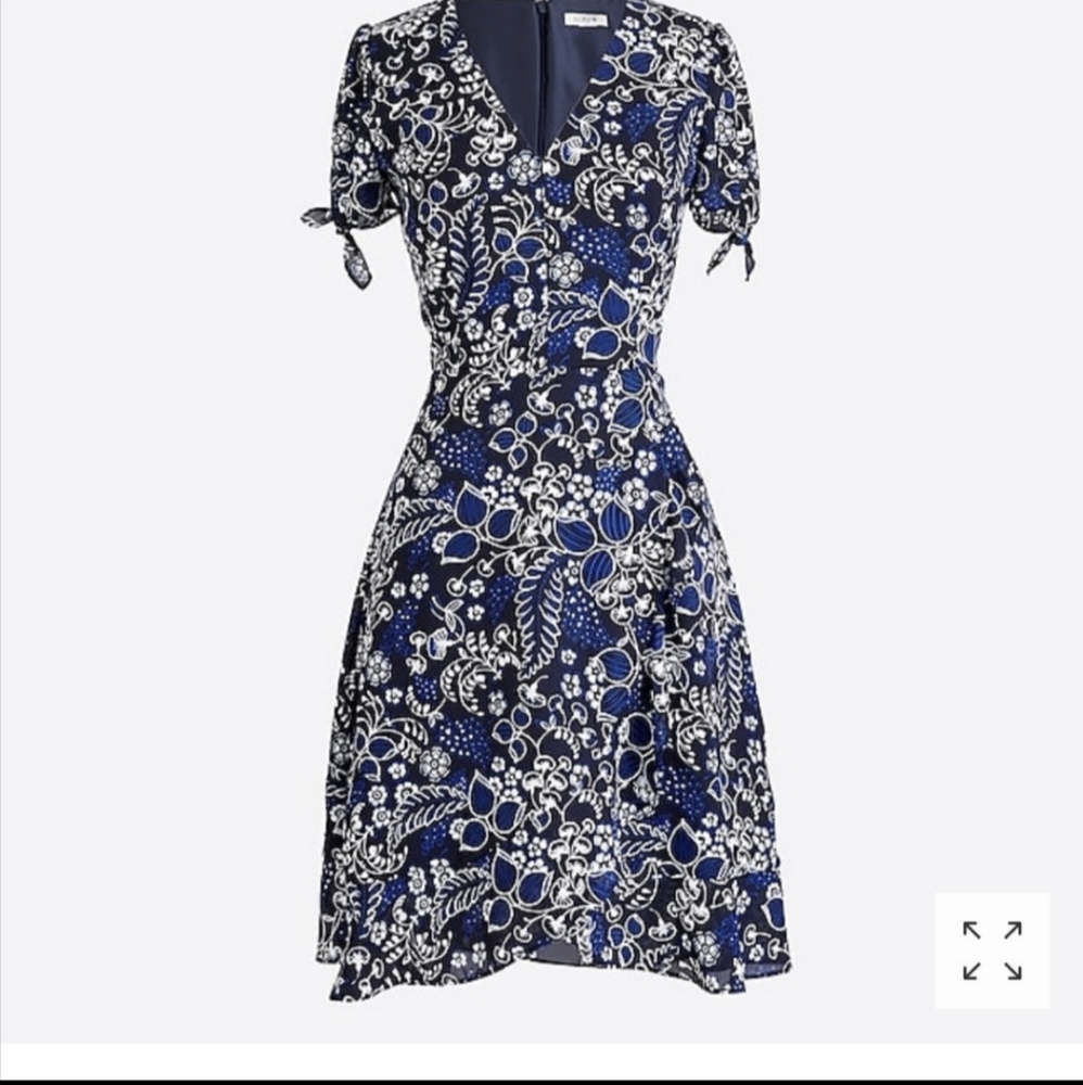JCrew faux wrap dress 2